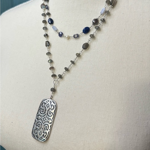 🔹HOST PICK🔹Rosary chain necklace and bracelet set - Picture 1 of 15